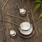 Tones of colour Neckalace & Earring Set