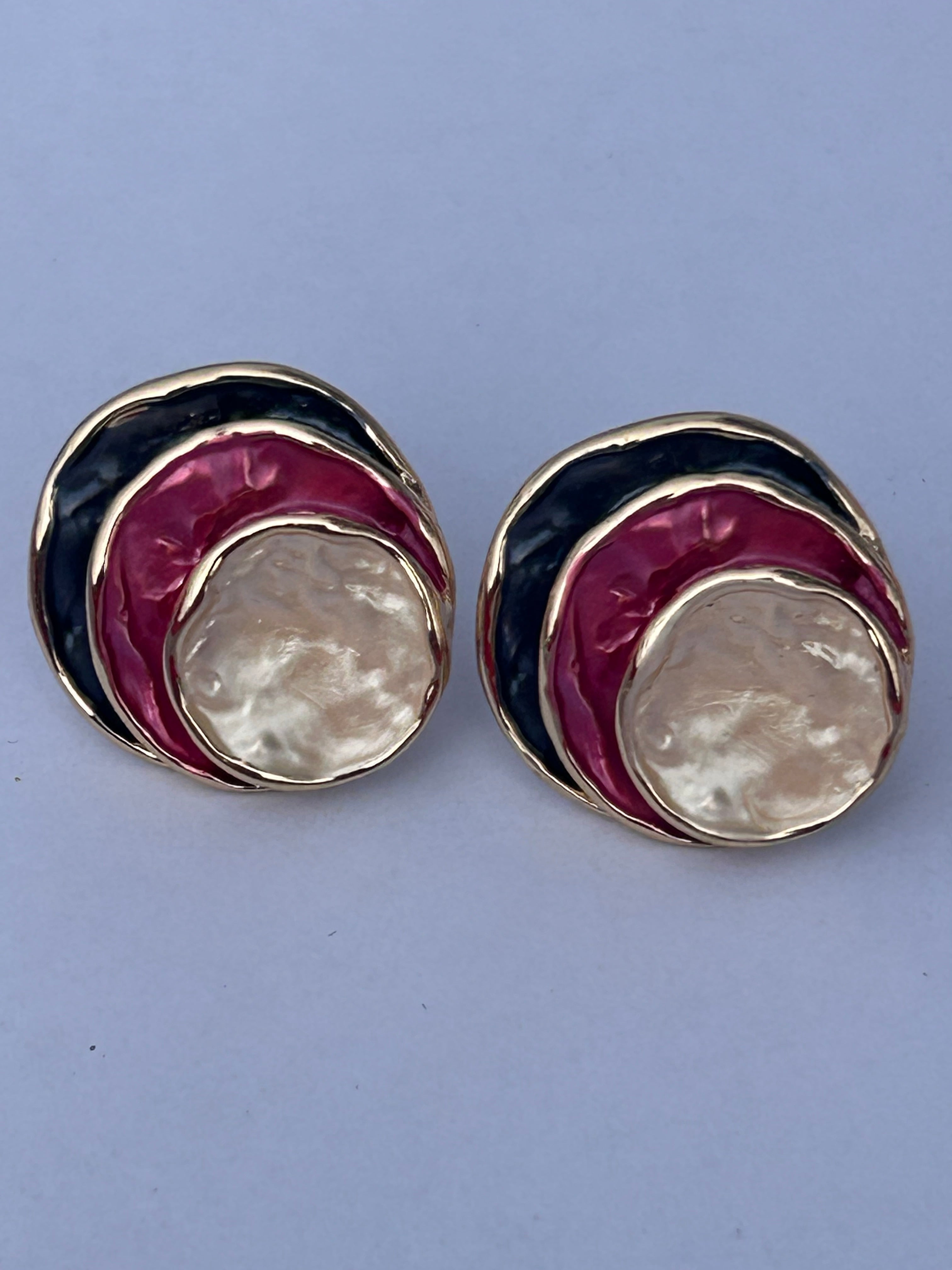 Seven Colours Tones Layered Earrings