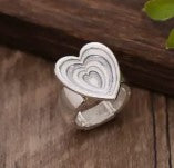 Heart Expandable Ring