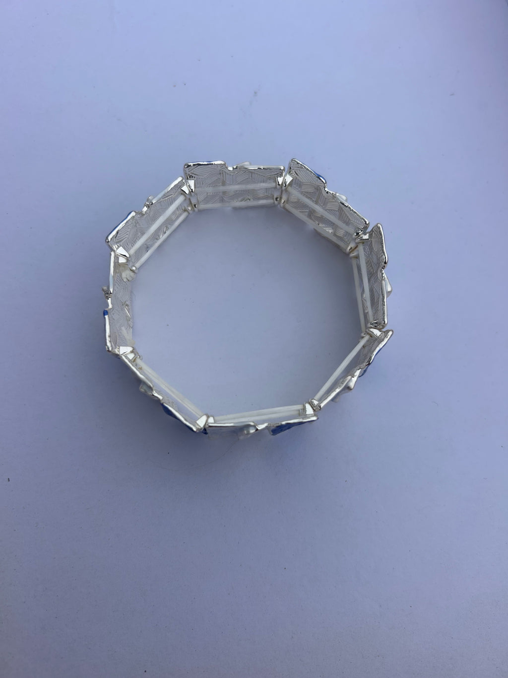 Blue Tone Stretch Bracelet