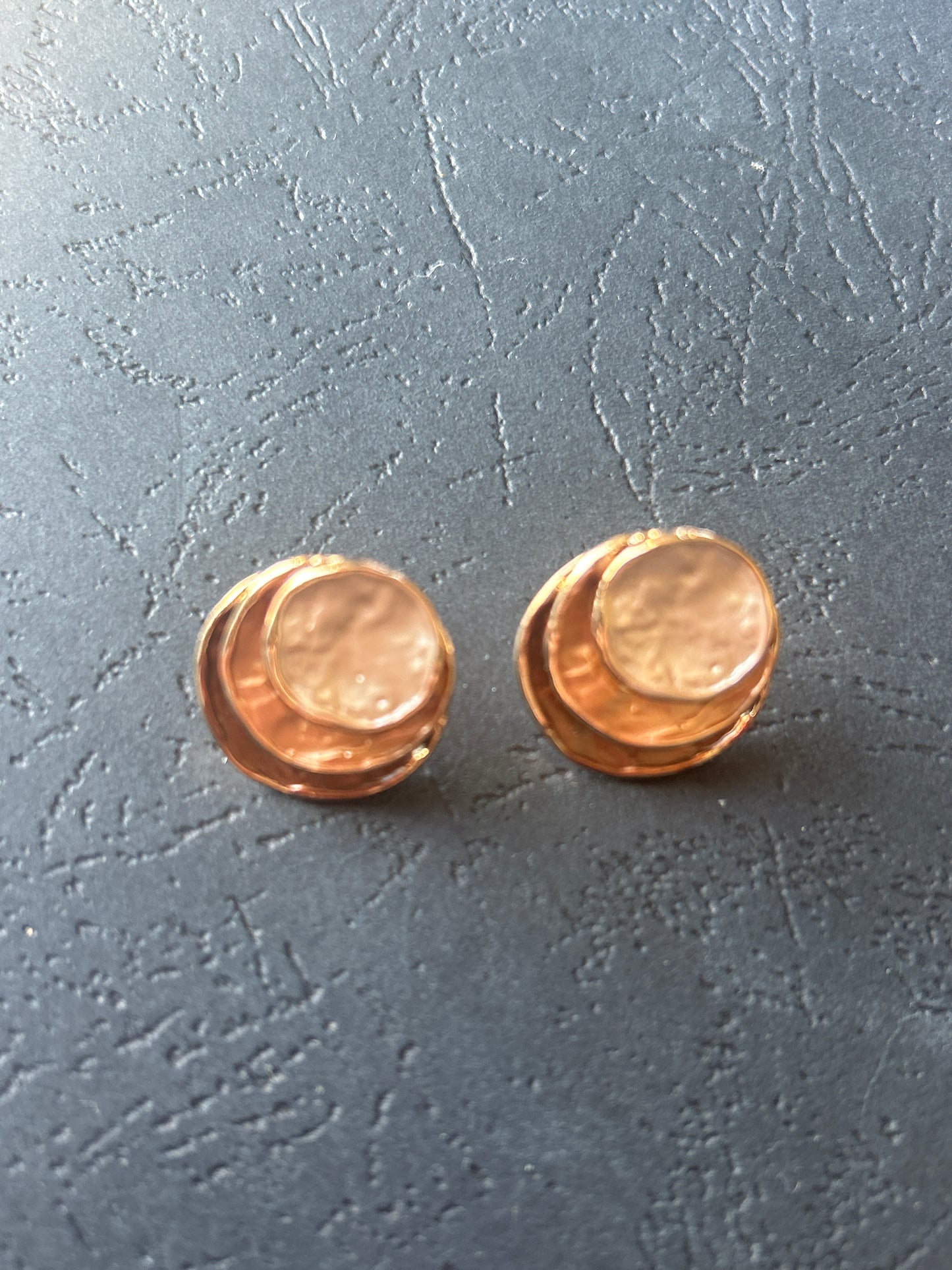 Golden Tones Layered Earrings