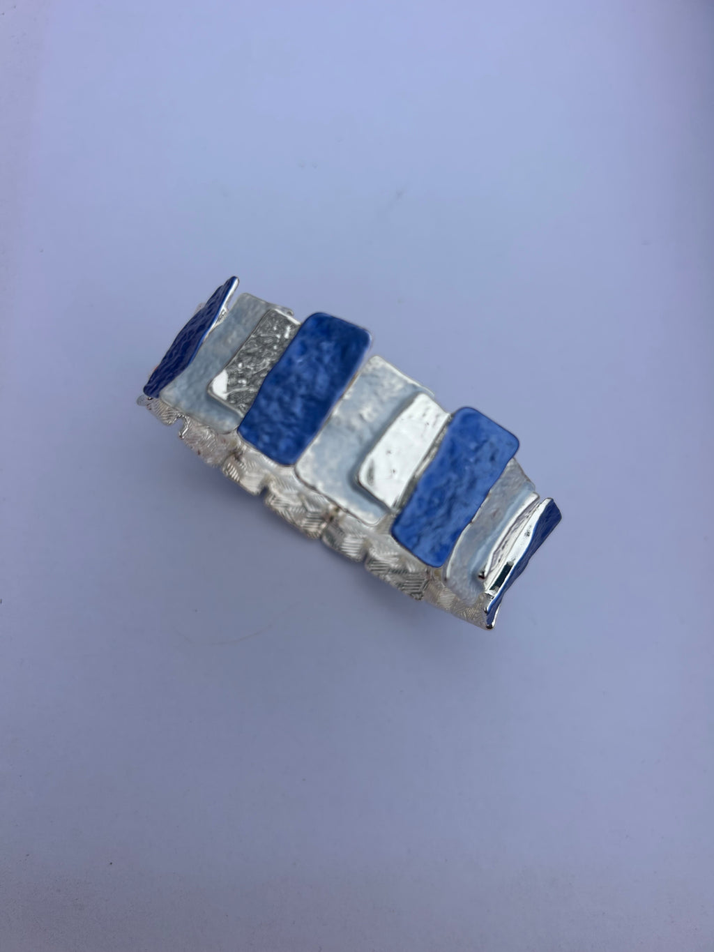 Blue Tone Stretch Bracelet