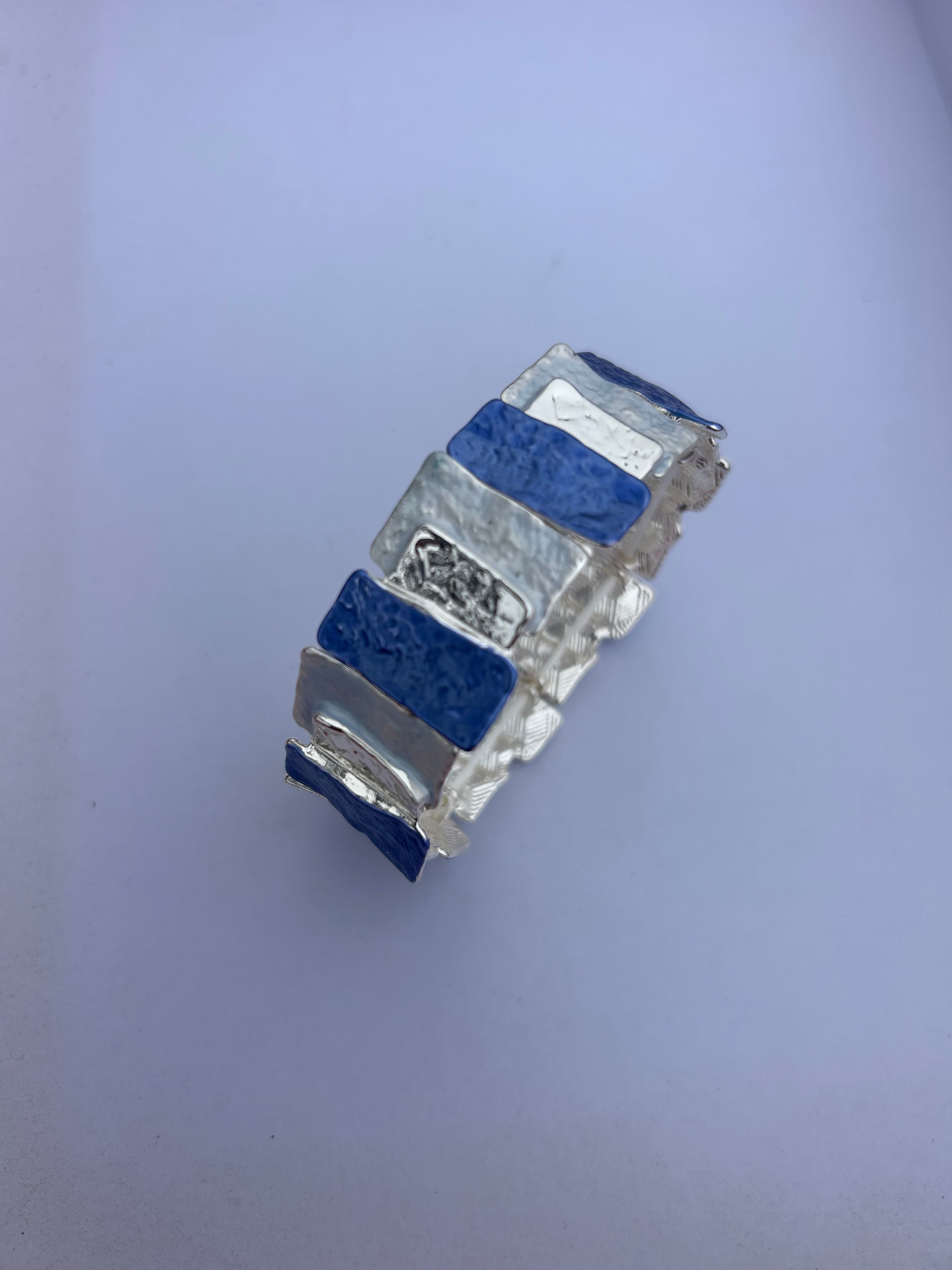 Blue Tone Stretch Bracelet