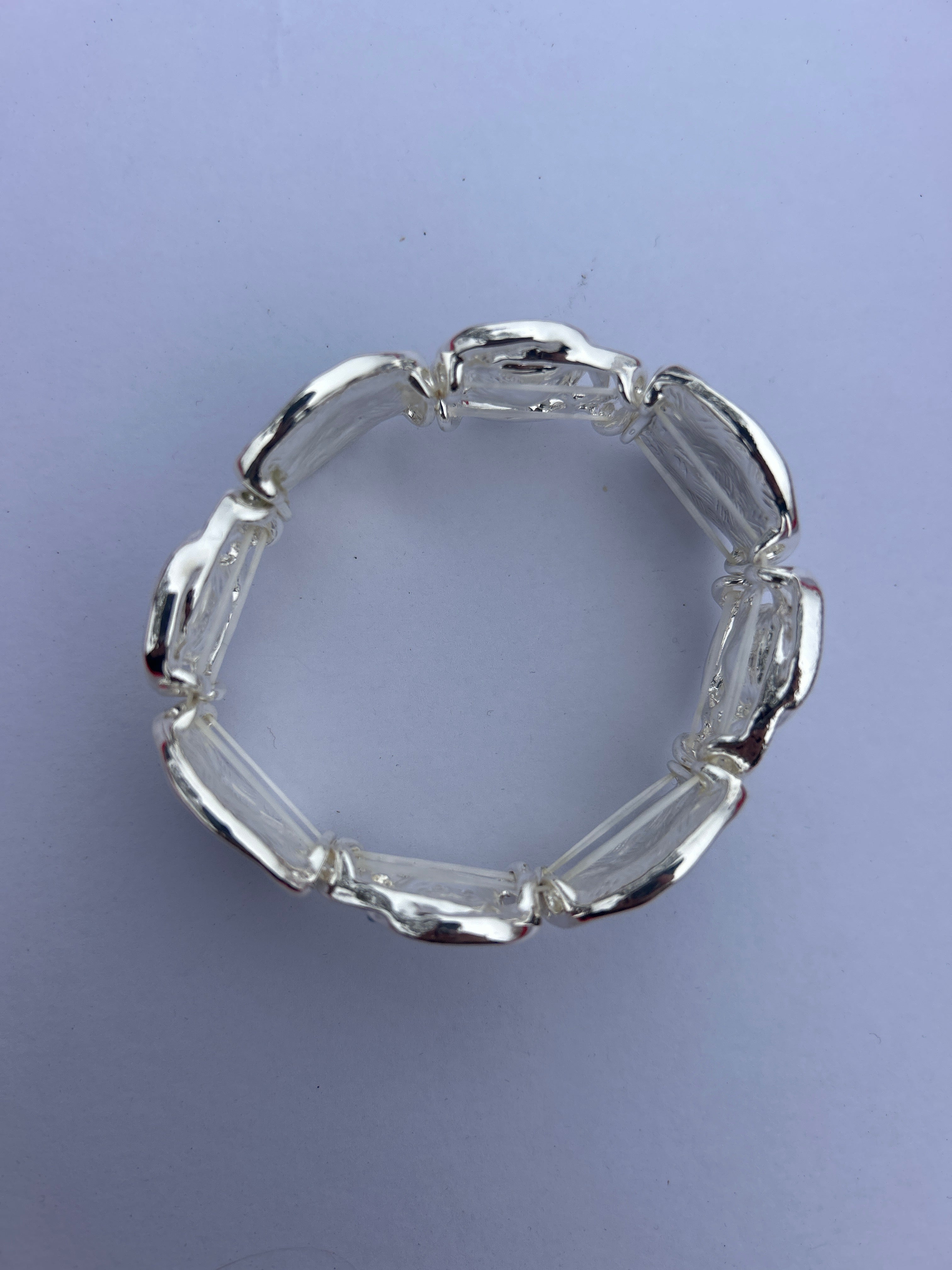 Blue Rose Flower Bracelet