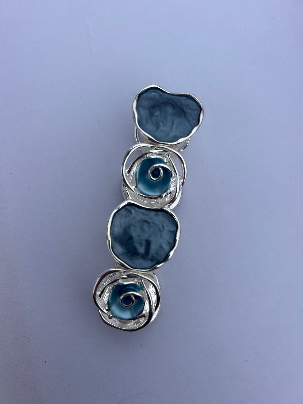 Blue Rose Flower Bracelet