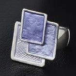 Geometric Expandable Ring Blue Tones