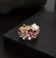 Floral Vintage Expandable Ring Chromatique